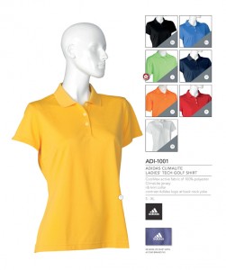 Adidas Climalite Tech Golf Shirt for ladies