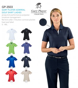 Gary Player Admiral Golf Shirt Ladies
