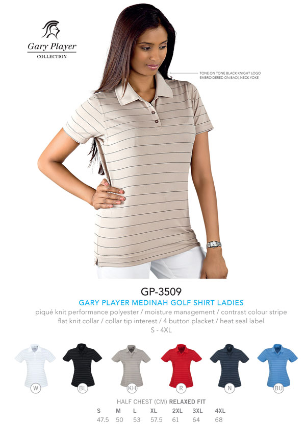 Gary Player Medinah Ladies Golf Shirts Gary Player Medinah Ladies Golf Shirts