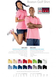 US Basic Boston Golf Shirts South Africa