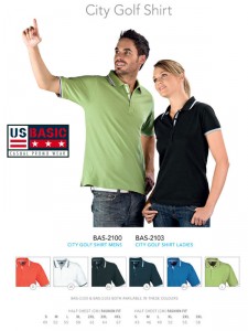 US Basic Citi Golf Shirt Corporate Clothing